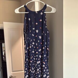 Forever 21 Navy Floral Maxi Dress